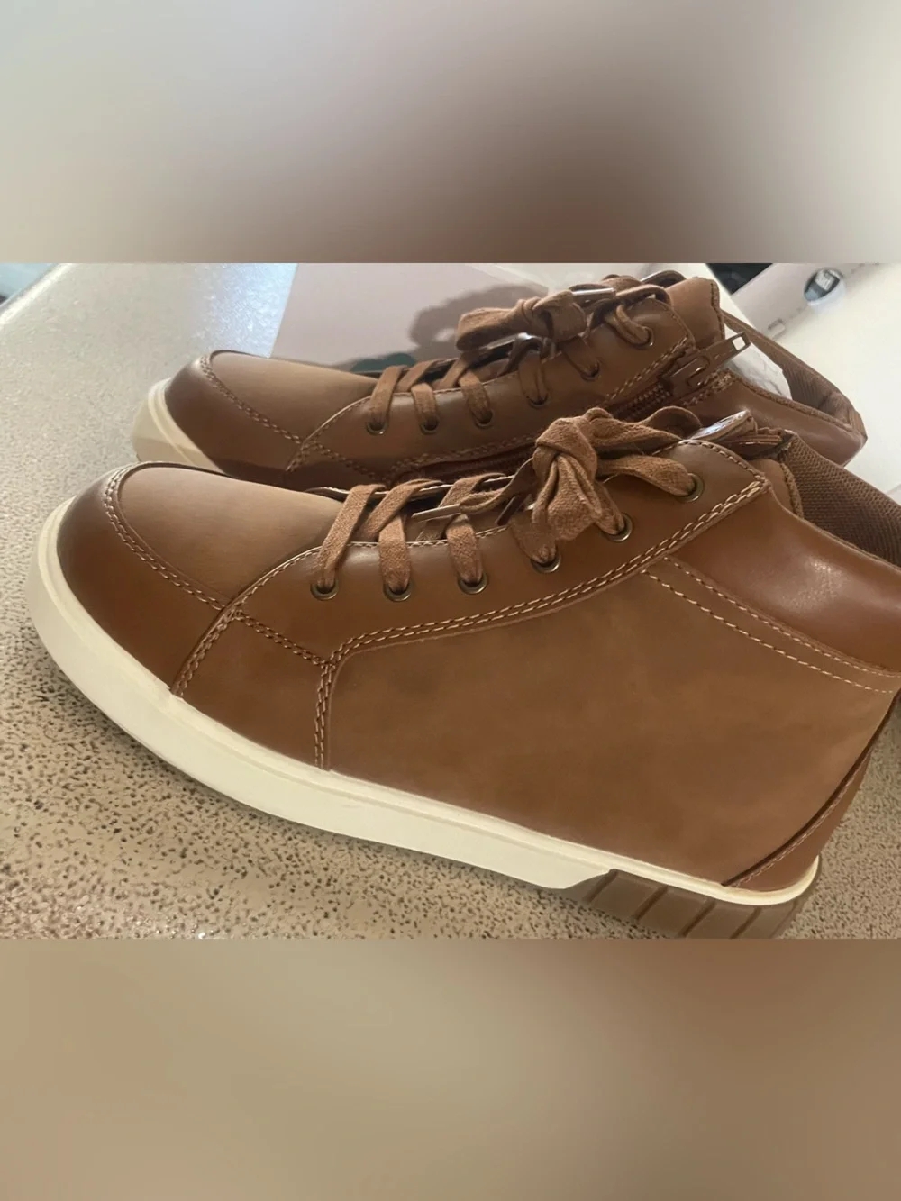 Sonoma Tan Kids Lace-Up & Side-Zip Boots
